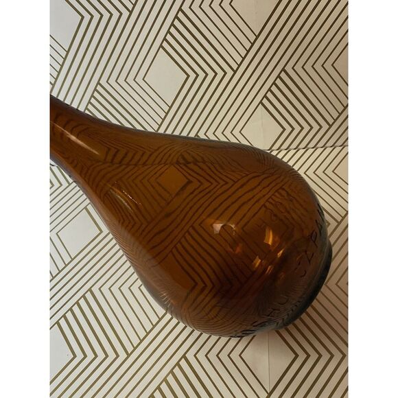 House of Koshu Vintage Japan Amber Genie Style‎ Round Liquor Bottle Bar Man cave - Picture 3 of 13